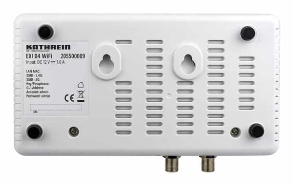 Kathrein EXI 04 WiFi, EXI 04 WiFi, 900 Mbit/s, IEEE 802.11a, IEEE 802.11ac, IEEE 802.11be, IEEE 802.11g, IEEE 802.11n, Hvit, 8 W, 230 V