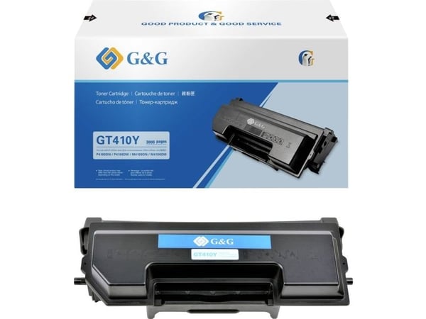 G&G tonerkassett GT410Y original svart 11000 sidor G&G-GT410Y