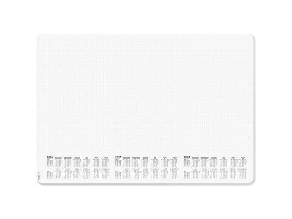 Sigel skriveunderlag dotted 2026/2027/2028 hvit/svart papir 30 (H6301)