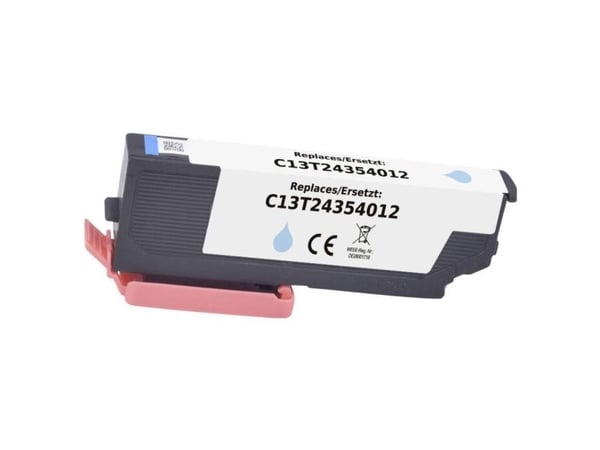 Renkforce blekkpatron erstatter Epson T2435XL 24XL C13T24354012 kompatibel Photo Cyan (RF-6728562)