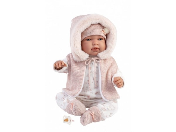 Llorens 84486 Laughing Baby Doll 44 cm Tina