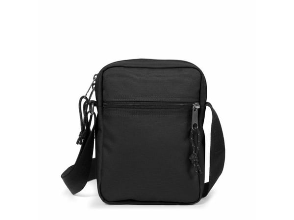 Eastpak The One, Skulder veske, Sort, Glidelås, Baklomme, Forlomme, Glidelåslomme, Sort