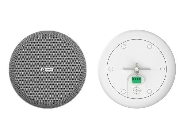 Kramer Electronics PN-6P-(W)-(SINGLE), 2-veis, Koblet med ledninger (ikke trådløs), 30 W, 68 - 20000 Hz, 8 O, Grå, Hvit