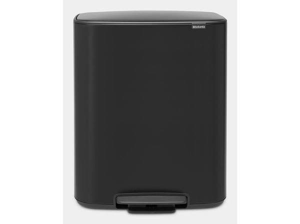 Pedalspand Brabantia BO 2x30 liter Matt Sort