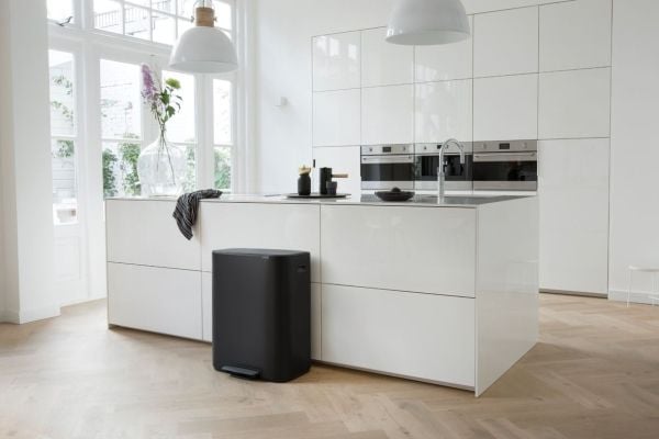 Pedalspand Brabantia BO 2x30 liter Matt Sort