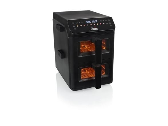 Princess 182490, Varmluftsfrityr, 11,2 l, 50 °C, 200 °C, 60 min, Dobbel