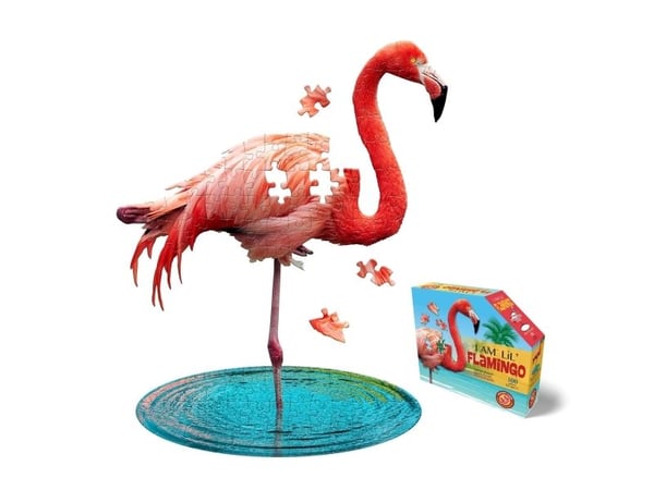MADD CAPP MADD CAPP, Contour Puzzle I AM LIL' - Flamingo 100 elem.
