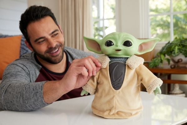 Star Wars The Mandalorian DIN GROGU plysj, Tegneseriefigur, 3 år