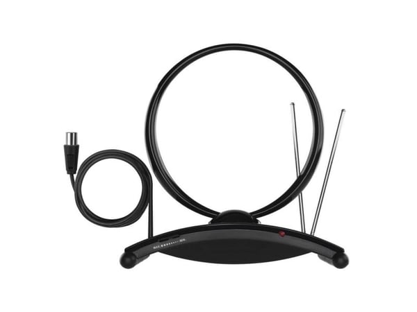 Emos J0701, innendørs, svart, 1,5 m, DVB-T2, DAB, FM, 25000 m