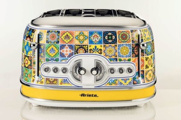 Ariete 0156/0P, 4 skiver, Blå, Gult, Knapper, Rotasjon, CE, 1630 W, 220-240 V
