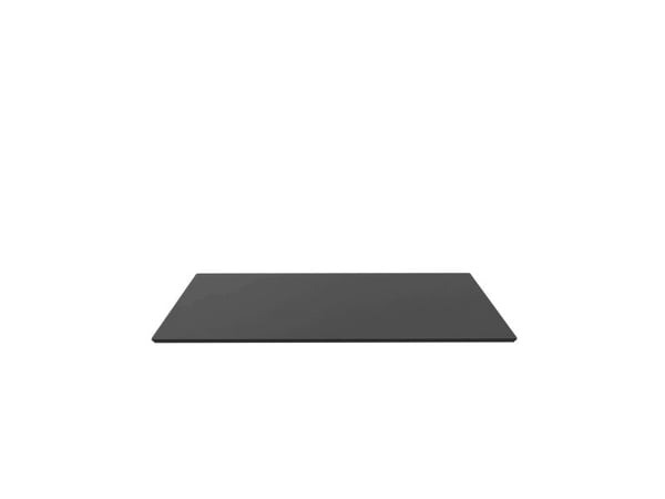 EP Flex benkeplate 100x200 rekt, sort lino