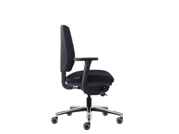 Canadian Ergo XC medium kontorstol, svart - ekskl. armlener