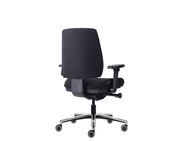 Canadian Ergo XC medium kontorstol, svart - ekskl. armlener