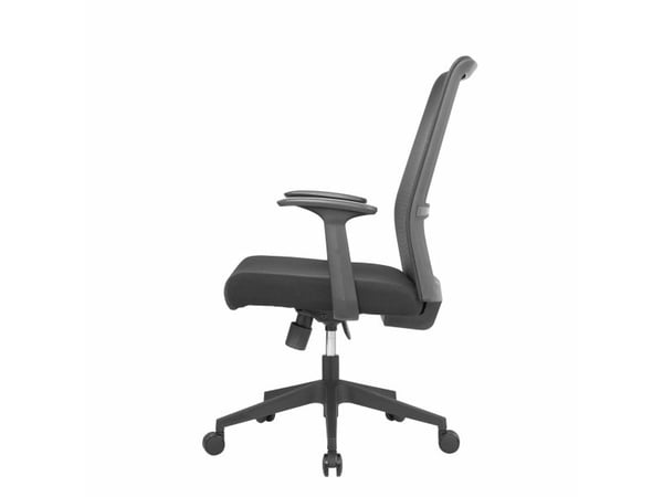 Kontorstol TX Air 2, svart - uten armlener