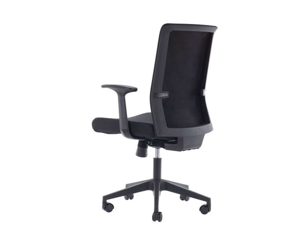 Kontorstol TX Soft 4, svart - uten armlener