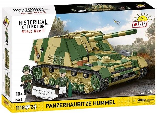 Cobi Blocks Panzehaubitz e Hummel 1118 kpl.