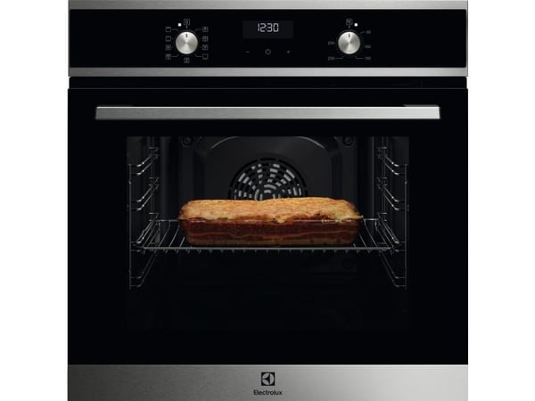 Electrolux EOF5H40BX, Medium, Elektrisk ovn, 65 l, 2090 W, 65 l, Vifteassistert