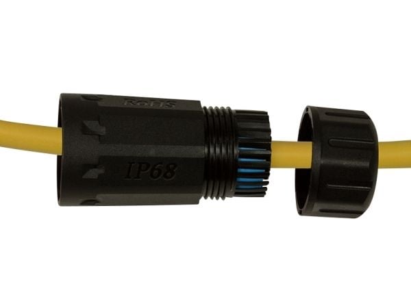 LOGON NETWORKING TWPGLAND84, RJ-45, RJ-45, musta