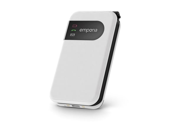 Emporia SIMPLICITYglam, Avattava, 7,11 cm (2.8"), 240 x 320 pikseliä, Bluetooth, 1300 mAh, Valkoinen