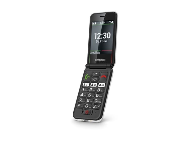 Emporia SIMPLICITYglam, Avattava, 7,11 cm (2.8"), 240 x 320 pikseliä, Bluetooth, 1300 mAh, Valkoinen