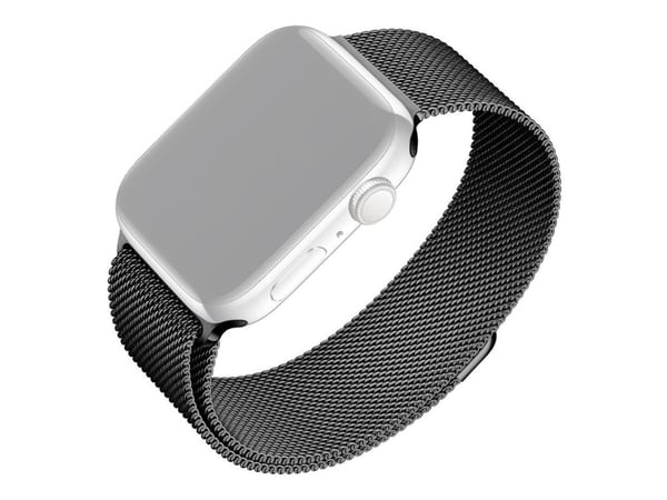 FIXED - Sløyfe for smart armbåndsur - 38/40/41mm - svart - for Apple Watch Hermès Series 9, SE 3, Series 10, Series 11, Series 8, Series 9