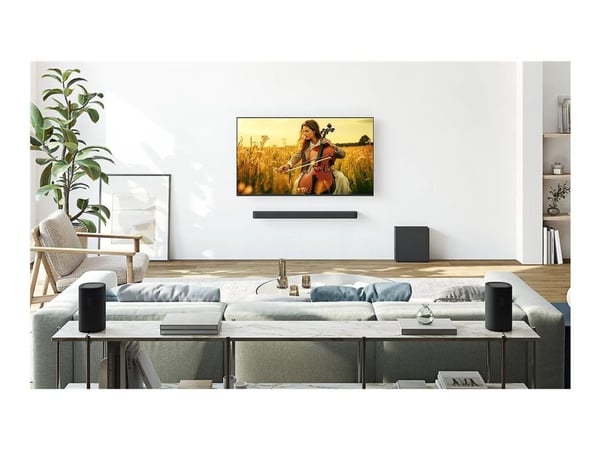BRAVIA Theatre Rear 8 SA-RS8 - Bakre kanalhögtalare - för hemmabio - trådlös - Wi-Fi 6, Bluetooth - Appkontrollerad - 100 Watt (Total) - 2-vägs