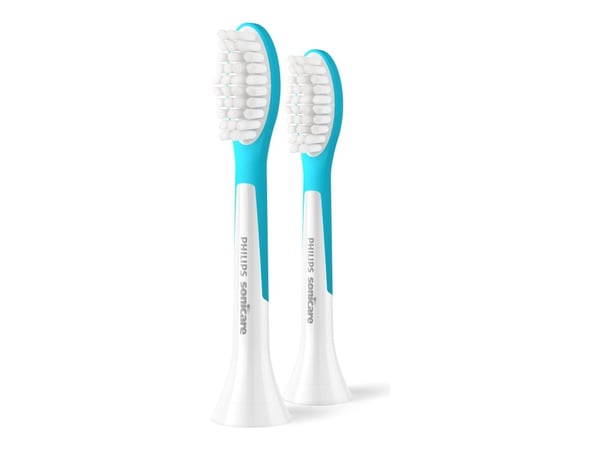 Philips Sonicare For Kids HX6042 - Utskiftningsbørstehode - for tannbørste - white/sea (en pakke 2)