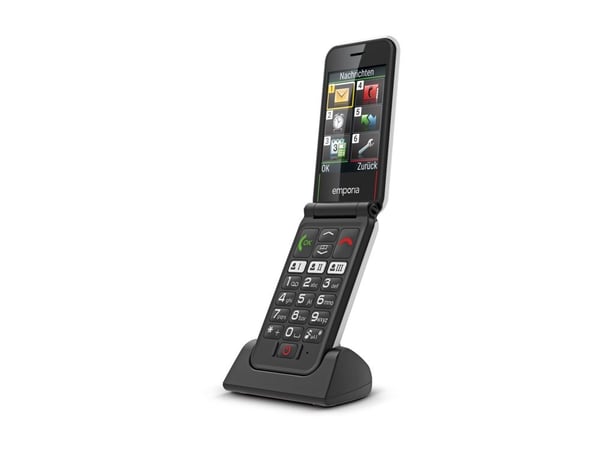 Emporia SIMPLICITYglam, Avattava, 7,11 cm (2.8"), 240 x 320 pikseliä, Bluetooth, 1300 mAh, Valkoinen