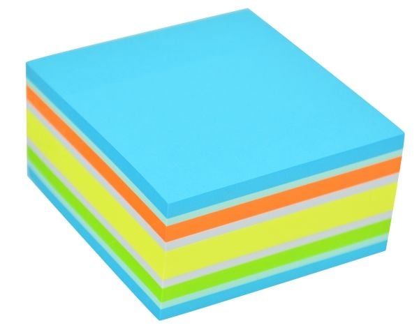 Neonkub 76x76 400 Blad Blå
