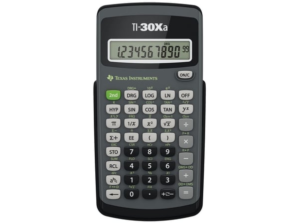 Texas Instruments TI-30Xa - Vitenskapelig kalkulator - 10 sifre - batteri