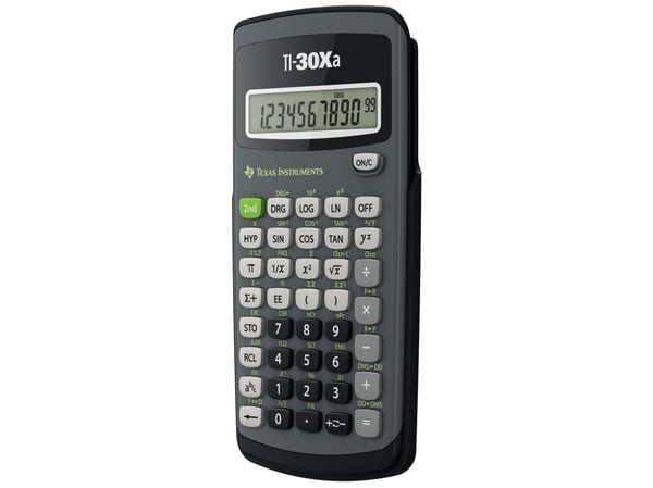 Texas Instruments TI-30Xa - Vitenskapelig kalkulator - 10 sifre - batteri