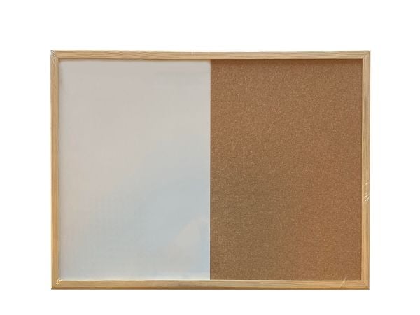 Kork/Whiteboard 40x60cm Træramme
