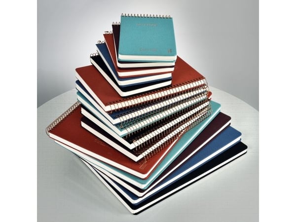 KOZO Squared Notebook A4 Premium Musta - (6 kpl)