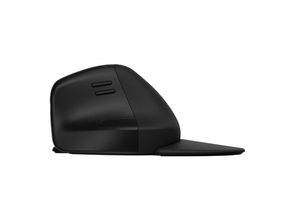 HP 925 - Vertikal mus - 6 knapper - trådløs - Bluetooth 5.3, 2.4 GHz - USB trådløs mottaker - svart - bærekraftig emballasje