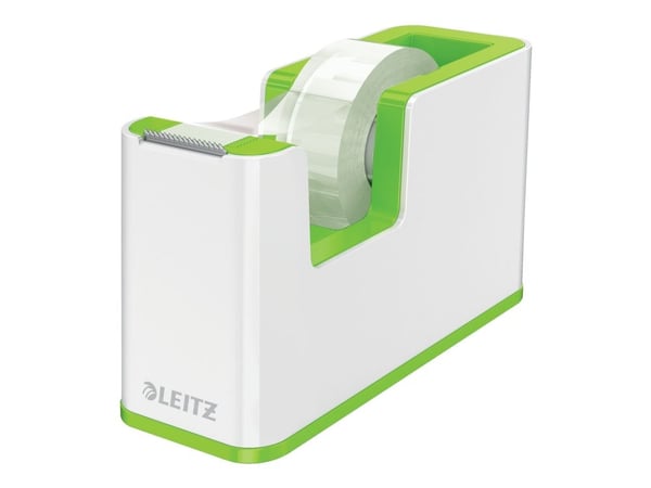 Leitz WOW - Dispenser med kontortape - skrivebord - grønn dispenser