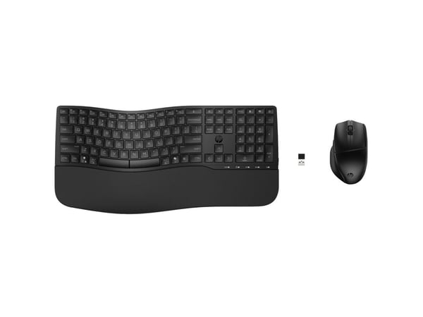 HP 685 - Tastatur- og mussett - dual modus, 3-sone layout, flere enheter, 23 programmerbare taster, OS automatisk deteksjon, lav profil tastereeise...