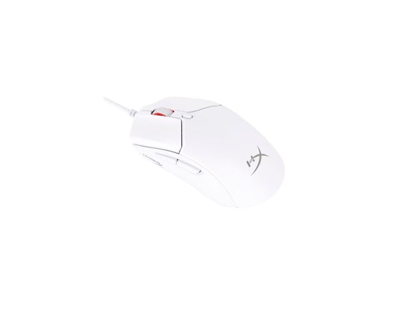 HyperX Pulsefire Haste 2 - Mus - optisk - 6 knapper - kablet - hvit