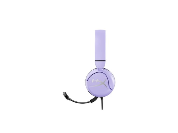HyperX Cloud Mini - Hodesett - on-ear - kablet - aktiv støydemping - 3,5 mm jakk - lavendel