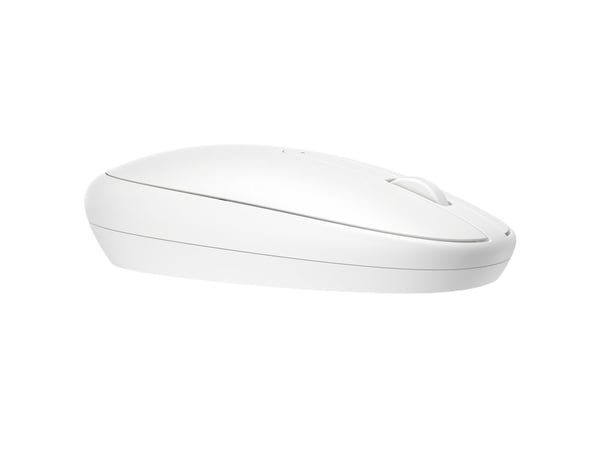 HP 240 - Mus - høyre- og venstrehåndet - optisk - 3 knapper - trådløs - Bluetooth 5.1 - månehvit