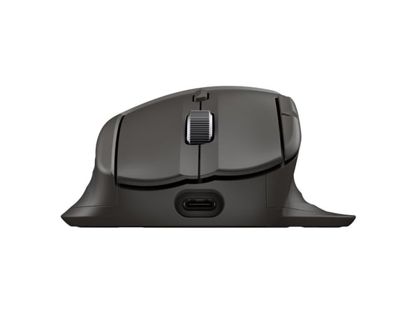 HP 785M - Mus - høyrehendt - optisk - 6 knapper - trådløs - Bluetooth, 2.4 GHz - USB trådløs mottaker - svart