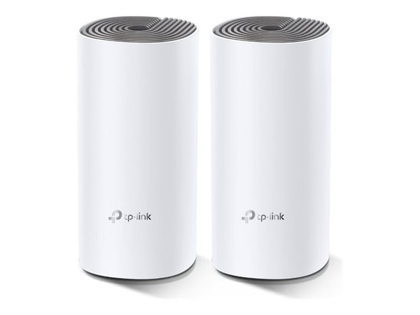 TP-Link Deco E4 (2-pack), Valkoinen, Harmaa, Sisäinen, Verkkojärjestelmä, LAN, WLAN, 0 - 40 °C, -40 - 70 °C