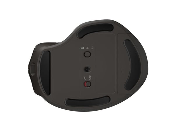 HP 785M - Mus - høyrehendt - optisk - 6 knapper - trådløs - Bluetooth, 2.4 GHz - USB trådløs mottaker - svart
