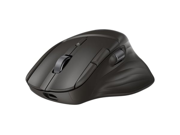 HP 785M - Mus - høyrehendt - optisk - 6 knapper - trådløs - Bluetooth, 2.4 GHz - USB trådløs mottaker - svart