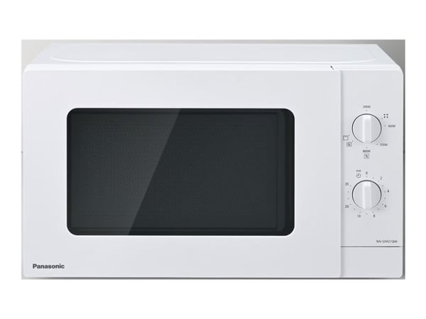 Panasonic NN-GM21QWEPG, Työtaso, Solo mikroaaltouuni, 20 L, 800 W, kääntyvä, valkoinen