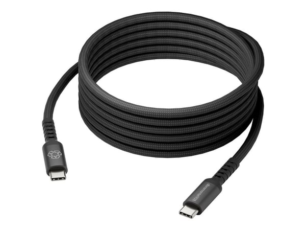 dbramante1928 IT - USB-kabel - USB-C (hann) til USB-C (hann) - 3 m - USB Power Delivery (100 W), braided - svart