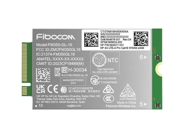 HP 4G LTE-Advanced Pro WWAN G11:lle