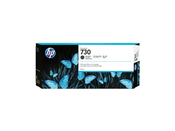 HP 730 - 300 ml - høykapasitets - matt svart - original - DesignJet - blekkpatron - for DesignJet SD Pro MFP, T1600, T1600dr, T1700, T1700dr, T1708...
