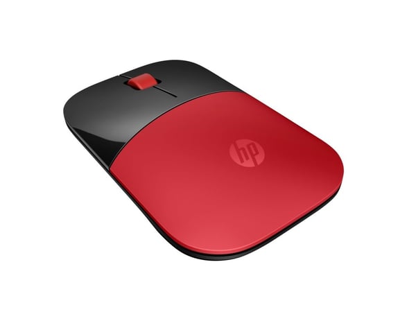 HP Z3700 - Mus - trådløs - 2.4 GHz - USB trådløs mottaker - rød