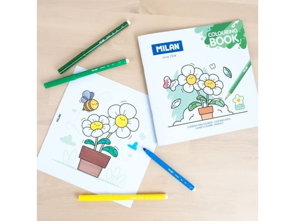 MILAN målarbok Planter