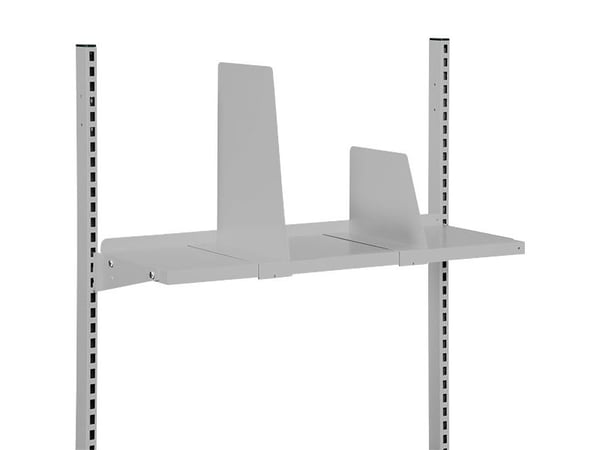 Skilleplate til hylle 2-pk